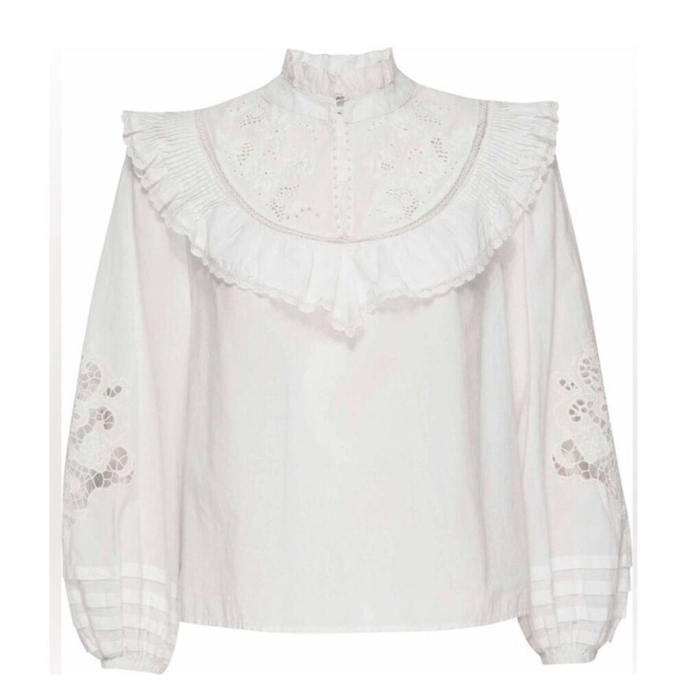 St. Roche 100% Organic Cotton Clair Top Milky White Size 6 - Picture 5 of 7